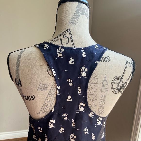 Club Monaco 100% Silk racerback tank top s - Picture 7 of 10